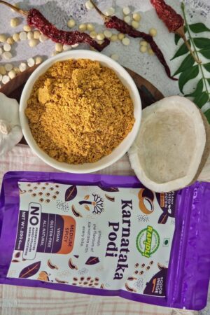 Karnataka Podi in bowl and Pouch