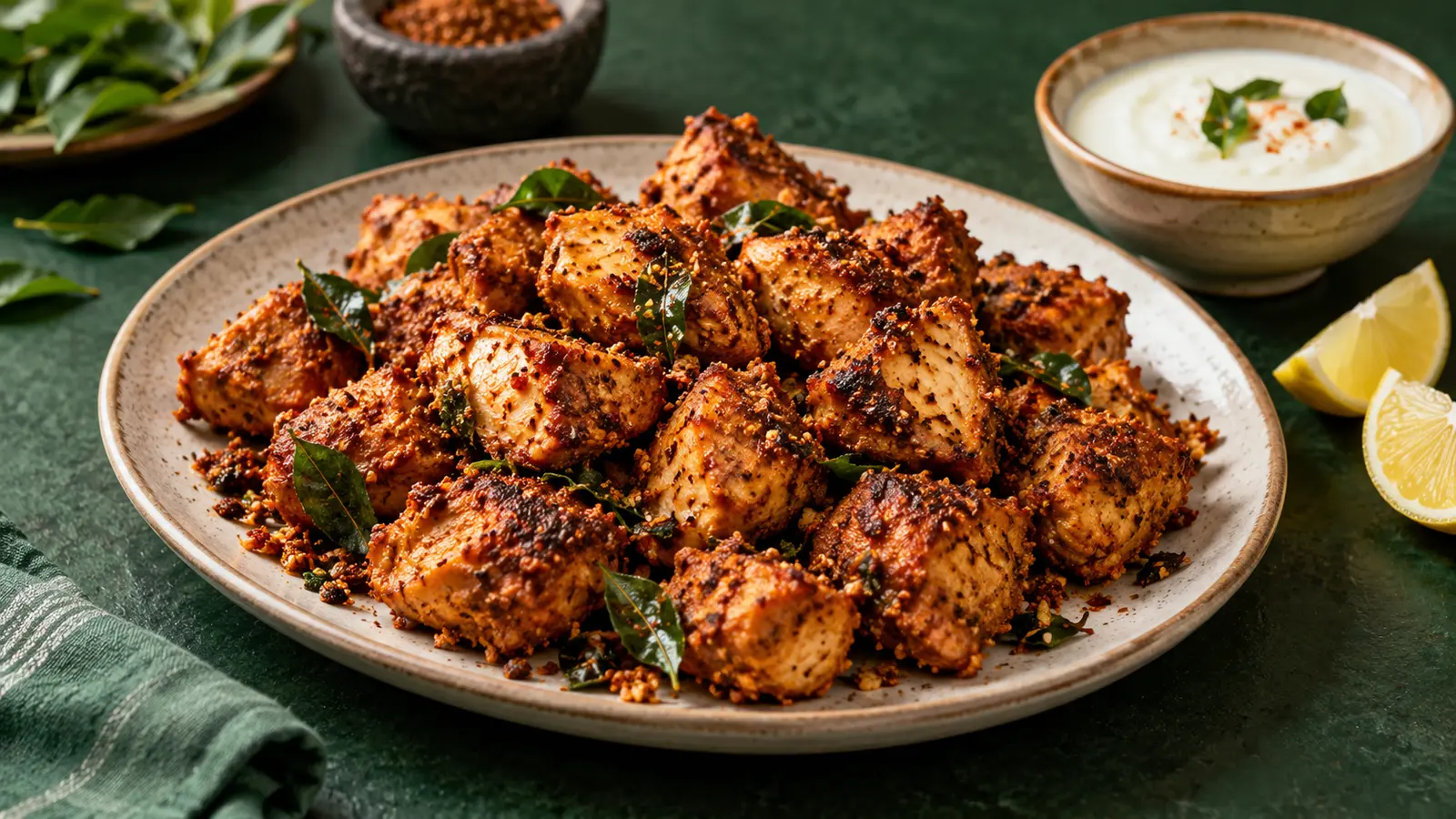 Karnataka podi air fryer chicken