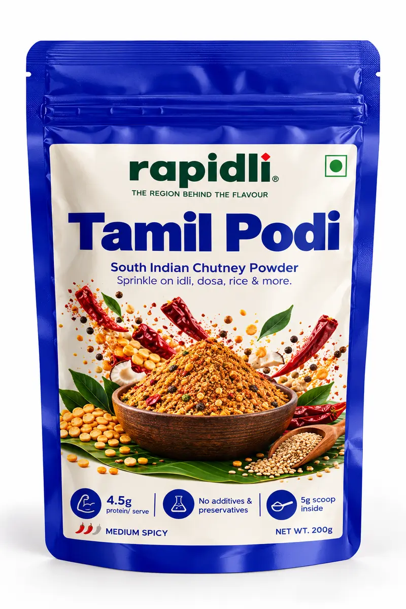 Rapidli Tamil Podi glossy stand-up pouch