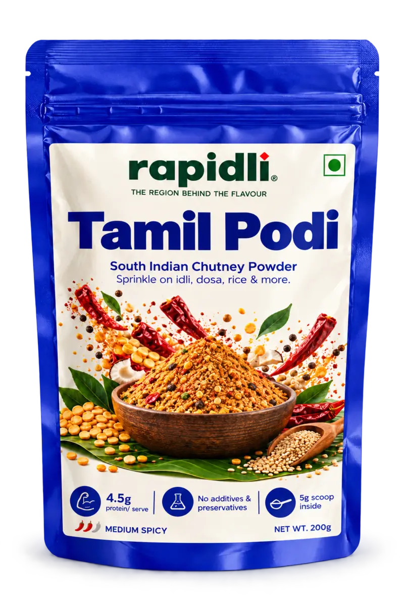 Rapidli Tamil Podi glossy stand-up pouch
