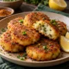 Golden podi aloo tikki with crisp edges and soft potato inside