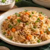 Podi soya chunk pulao with separate basmati grains