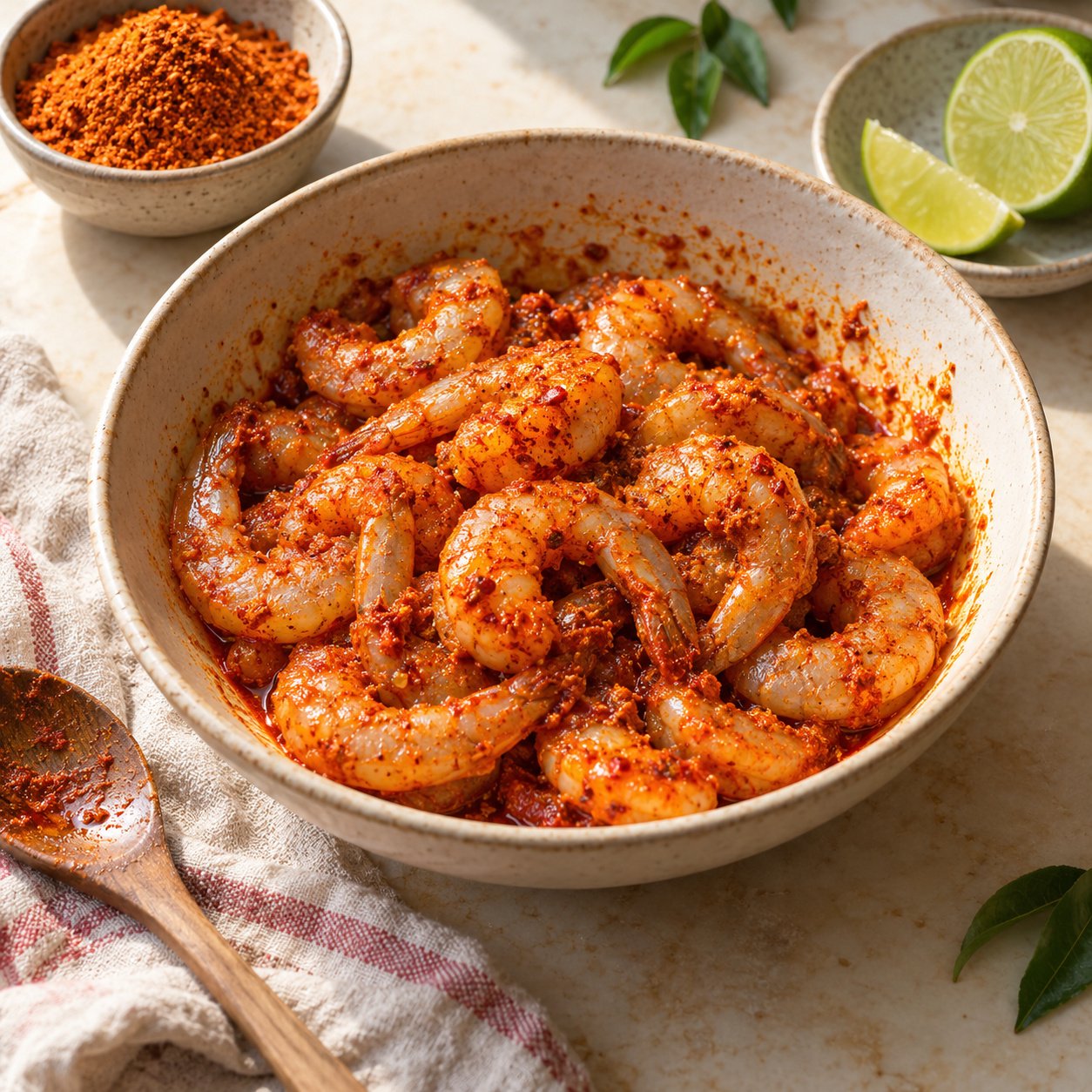 Rapidli Andhra Podi: andhra marinate Rapidli Andhra Podi serving inspiration: andhra marinate. Food shown is not included.