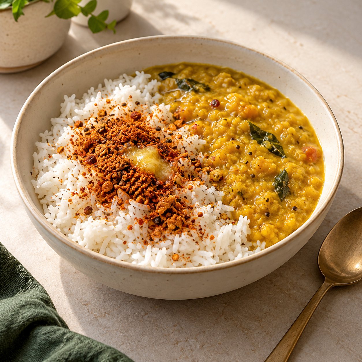 Rapidli Karnataka Podi: karnataka finish Rapidli Karnataka Podi serving inspiration: karnataka finish. Food shown is not included.