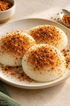 Rapidli Tamil Podi serving inspiration: tamil sprinkle. Food shown is not included.